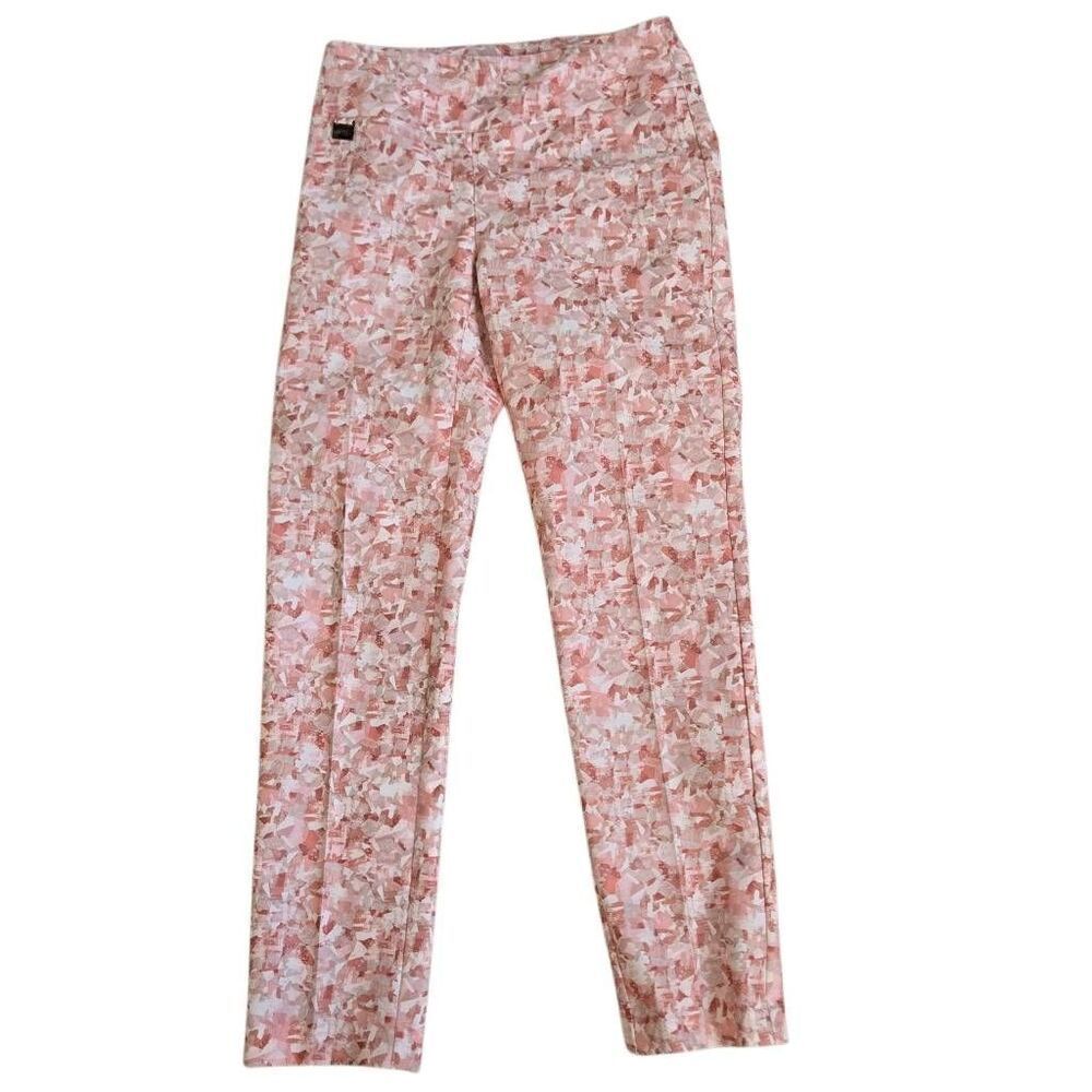Lisette L Montreal Womens High Rise Skinny Crop Pull-On Pants Multicolor Size 2